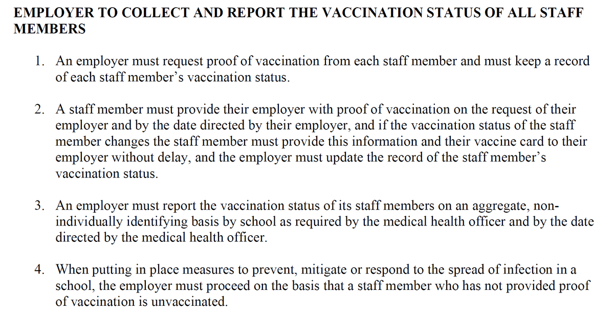 jordantinney's tweet photo. PHO issues Order on School Staff Member Vaccination Reporting status https://t.co/sHQKXvQ2Zn We will be digesting and communicating with our staff and community soon. #sd36learn https://t.co/bIIwNV4glF