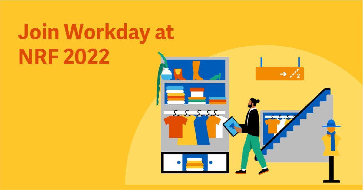 Stop by booth 4953 at #NRF2022 on January 16th and 17th as <a href="/LifeTime_Life/">Life Time</a> Director of #Technology Jignesh Patel shares how they are meeting evolving employee expectations in the changing world of work: wd.inc/3tr3OQe #TeamWDAY