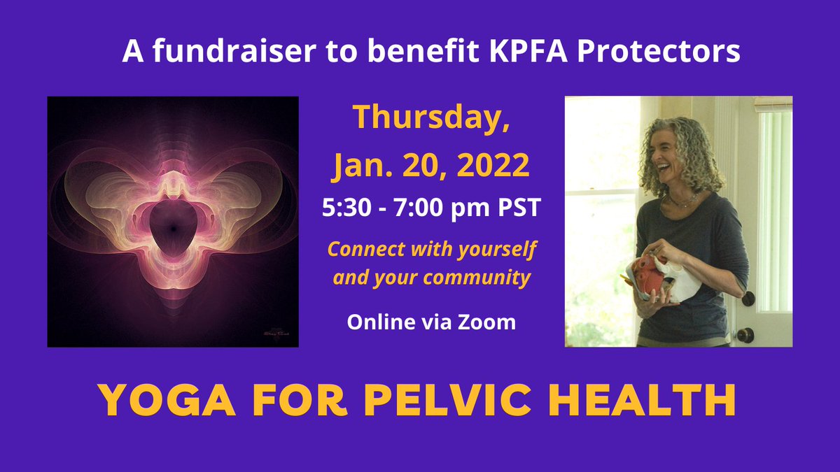 ctactaquin's tweet photo. Please join this unique, online yoga class on Jan. 20, a benefit for @KPFAProtectors. Some anatomy, small experiential movements and yoga and breathing techniques! Register at https://t.co/jay6yjFKn8 Small donation requested but no one turned away. https://t.co/S1gIhfNeKf