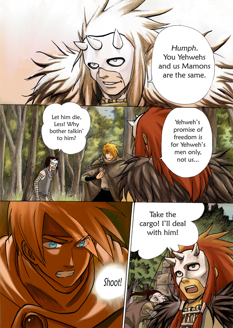 AltabeStudio's tweet image. #2Masters #webcomic manga page 18! 
Jeremy's surrounded. Uh oh.