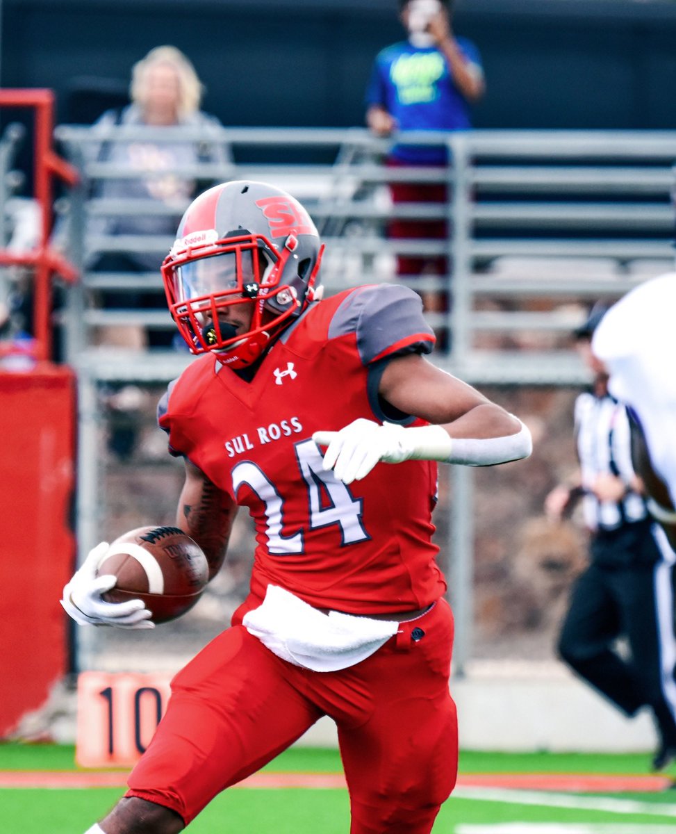 JeremyBrantle20's tweet photo. Absolutely Blessed and Excited to receive my very first offer from Sul Ross State University!!!🔴⚪️⚫️ 
@coach_mstanley 
@LHSWMustangsFB 
@coachlinscomb14 
@billyjackray 
@SRSUFootball https://t.co/PVDBnZiyej
