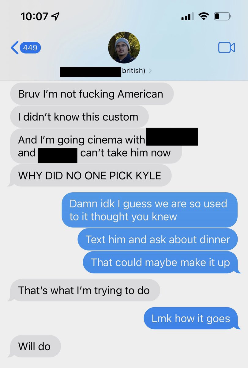KyleTrot's tweet photo. We tricked my foreign friend into thinking he had to take a black friend (me) out to dinner for MLK day 💀💀 https://t.co/Gdb6Be1kyz