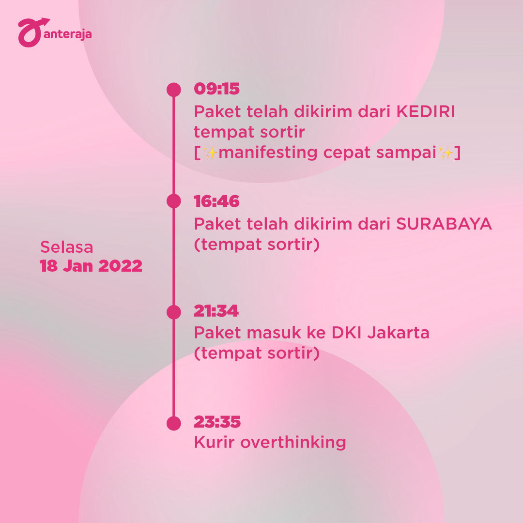 anteraja_id's tweet photo. Mungkin dia butuh work-life balance. https://t.co/OVNk0rIEBA