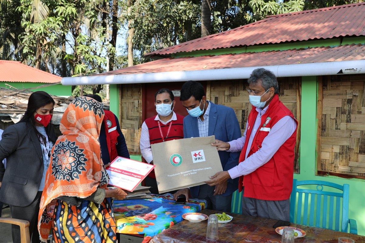 Bangladesh Red Crescent Society (BDRCS) (@bdrcs1) on Twitter photo With support from @IFRC, <a href="/BDRCS1/">Bangladesh Red Crescent Society (BDRCS)</a> has constructed new houses for 27 families and in Teknaf. The households also received seeds for homestead gardening, shelter repairing training, cash support and training for livestock farming. With support from @IFRC, <a href="/BDRCS1/">Bangladesh Red Crescent Society (BDRCS)</a> has constructed new houses for 27 families and in Teknaf. The households also received seeds for homestead gardening, shelter repairing training, cash support and training for livestock farming.