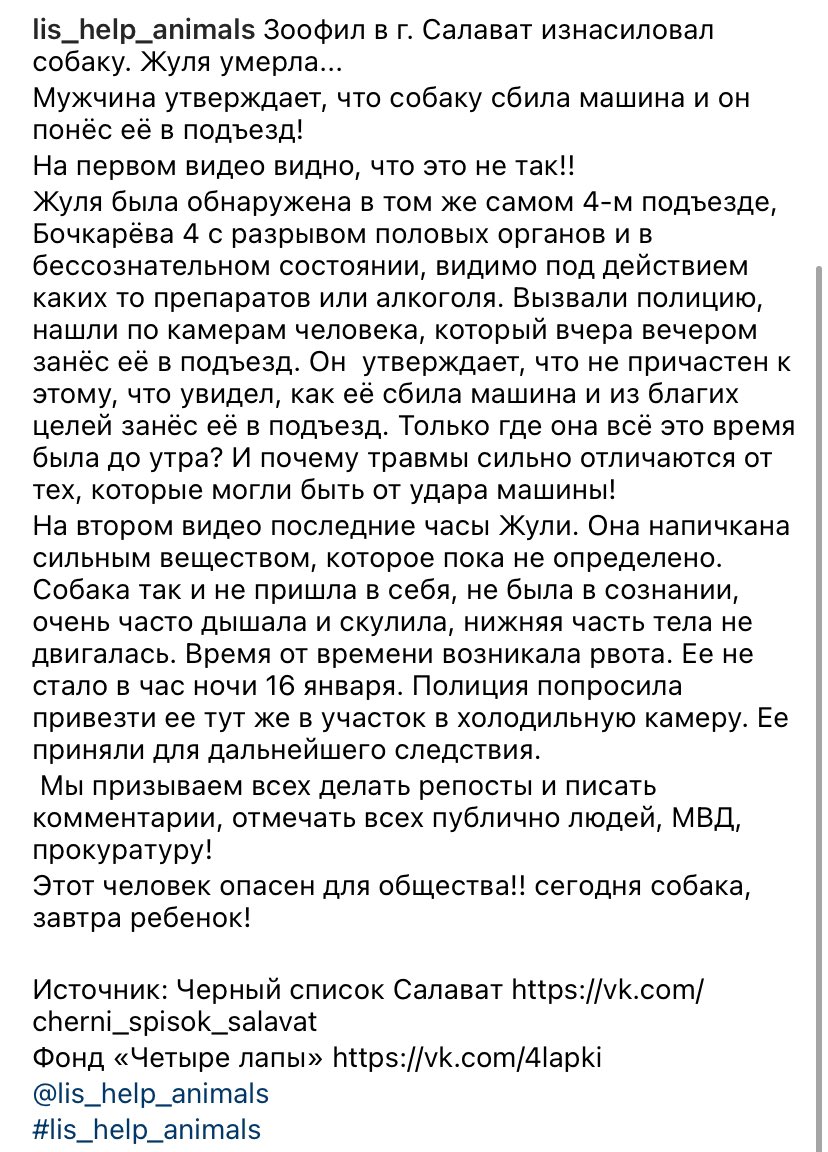 зоофилия вк 