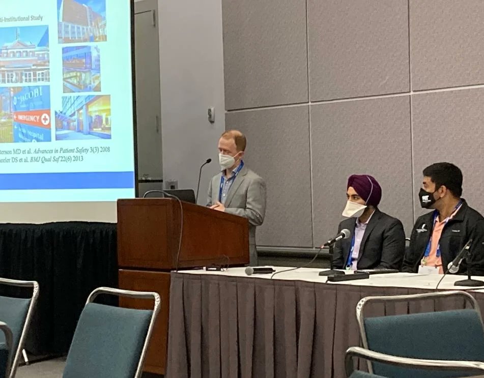 MSingh_MD's tweet image. #IMSH2022 - Panel presentation discussing #InSituSimulation and #QualityImprovement #HealthSIMNYC @JacobiHosp