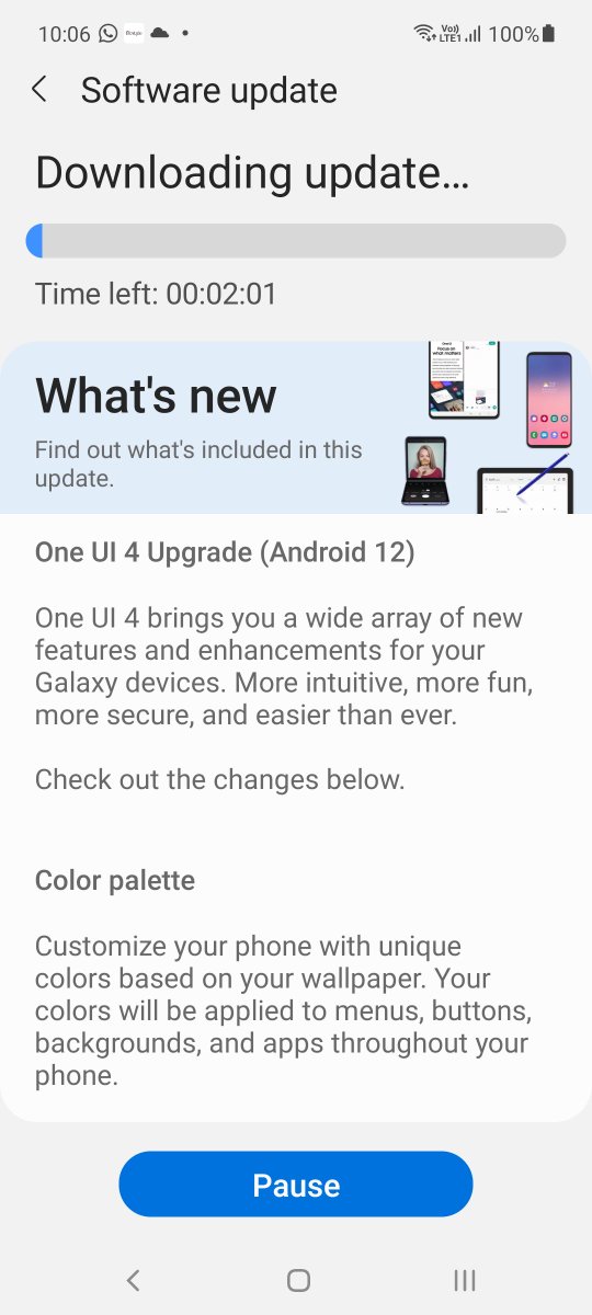 rakeshkhabiya's tweet image. Samsung #GalaxyA52 #Android12 #OneUI4 update is live #India