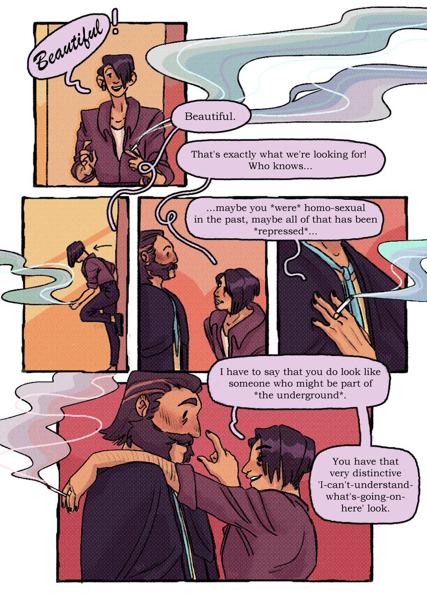 the smoker crawls up to you like an animal preparing to jump :]
#DiscoElysium 