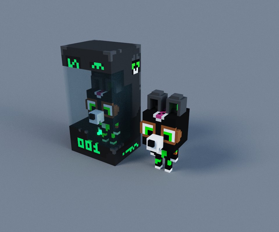 nudawatt's tweet photo. I made something very new to me for @MutantShibaClub it's my first time making a voxel and I decided to make an MSC inspired voxel toy😃

I hope you guys like it💚@LordSlabs @Monkey_Townft 

#MSC #MutantShibaClub #MSCGANG https://t.co/nZWOsR35S0