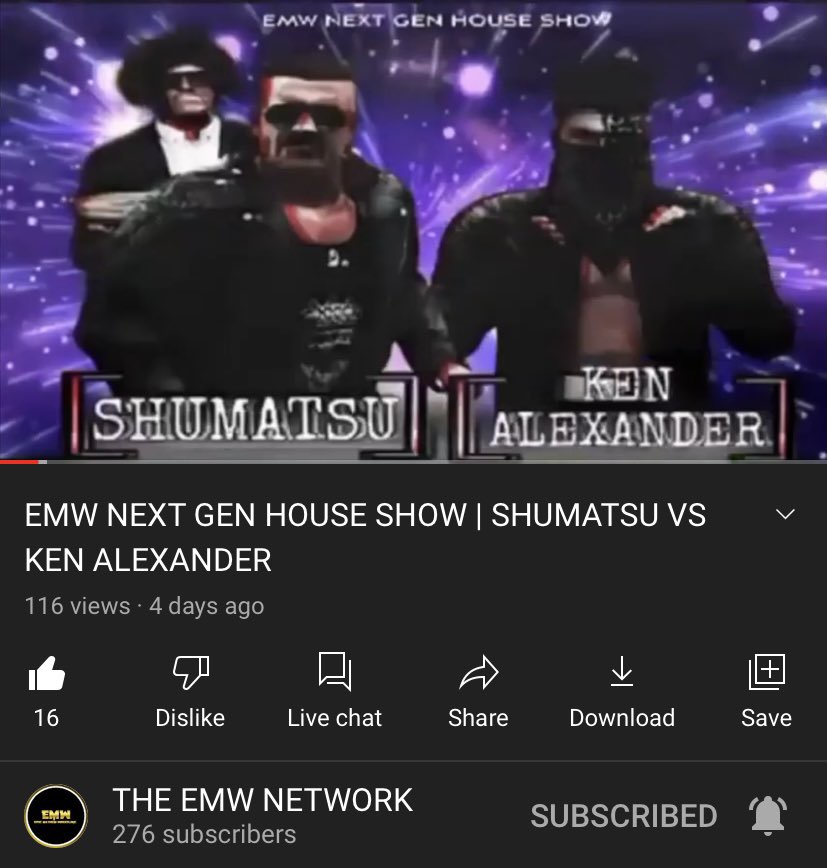 B A N G 💣
Link in bio. <a href="/theemwnetwork/">EPIC MAYHEM WRESTLING</a>