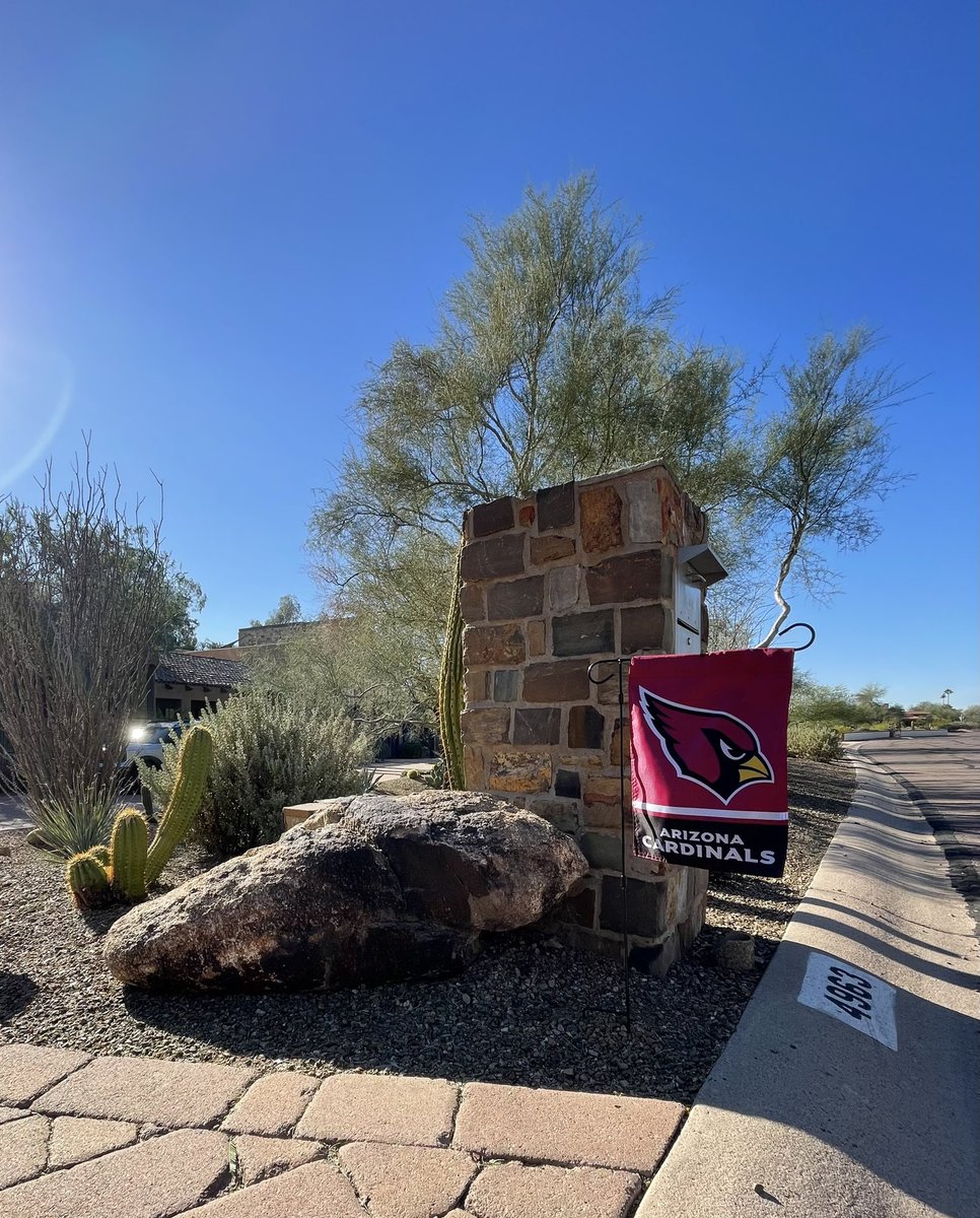 Game Ready!  Let’s go <a href="/AZCardinals/">Arizona Cardinals</a>!  ♥️🏈♥️