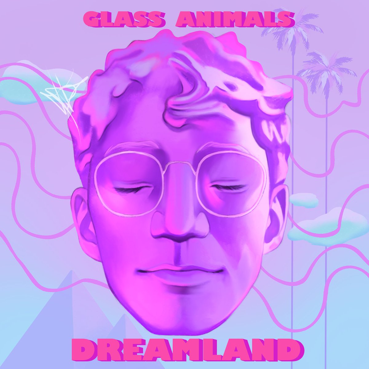 Ratvioli3's tweet photo. This is an assignment for school, I have to make a box for the CD, this is how the cover will look

#glassanimals #art #digitalart https://t.co/tl4w0AqlEG