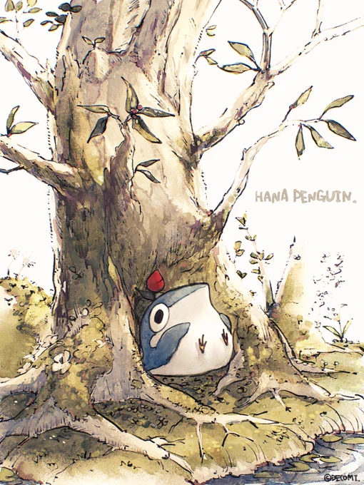 #花ペンギン 