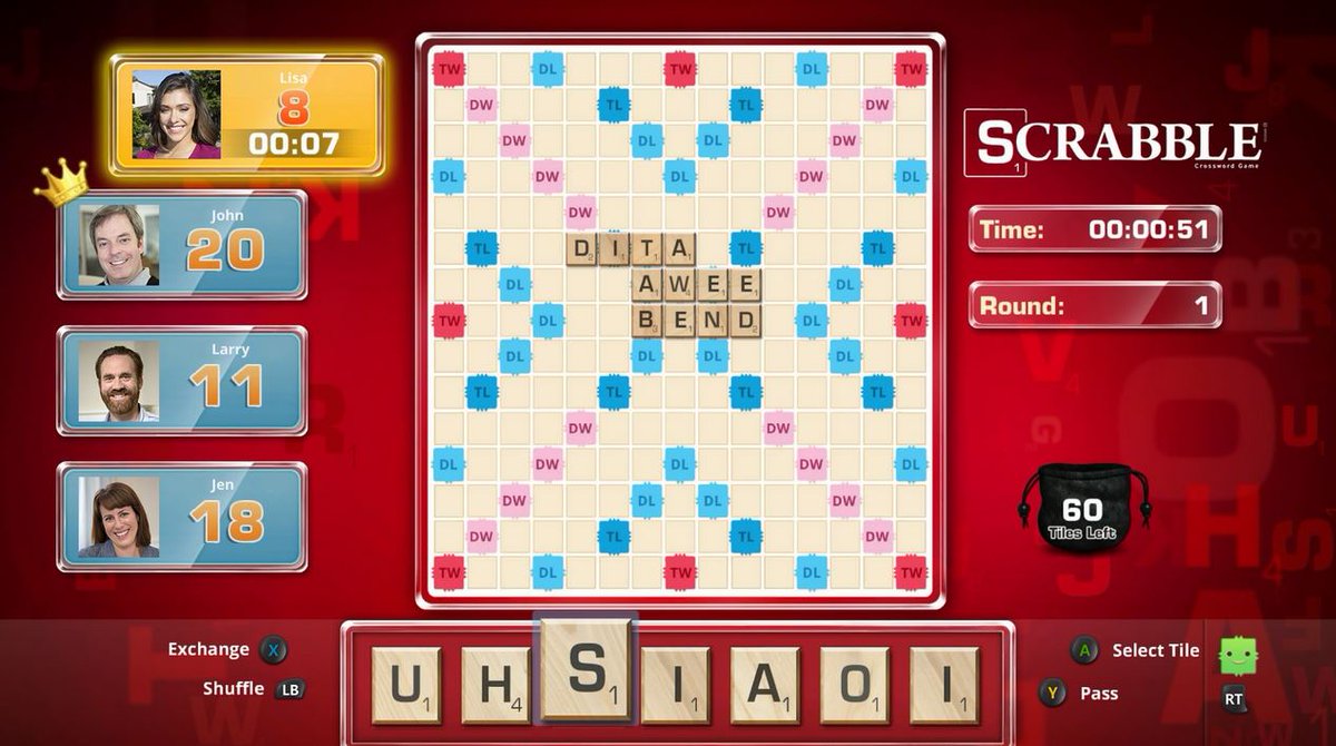 Scrabble (X1) $9.74 via Xbox (Gold Price).  