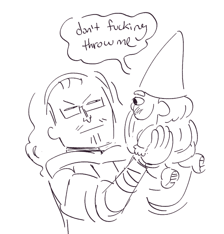 concept art for the gnome run animatic 