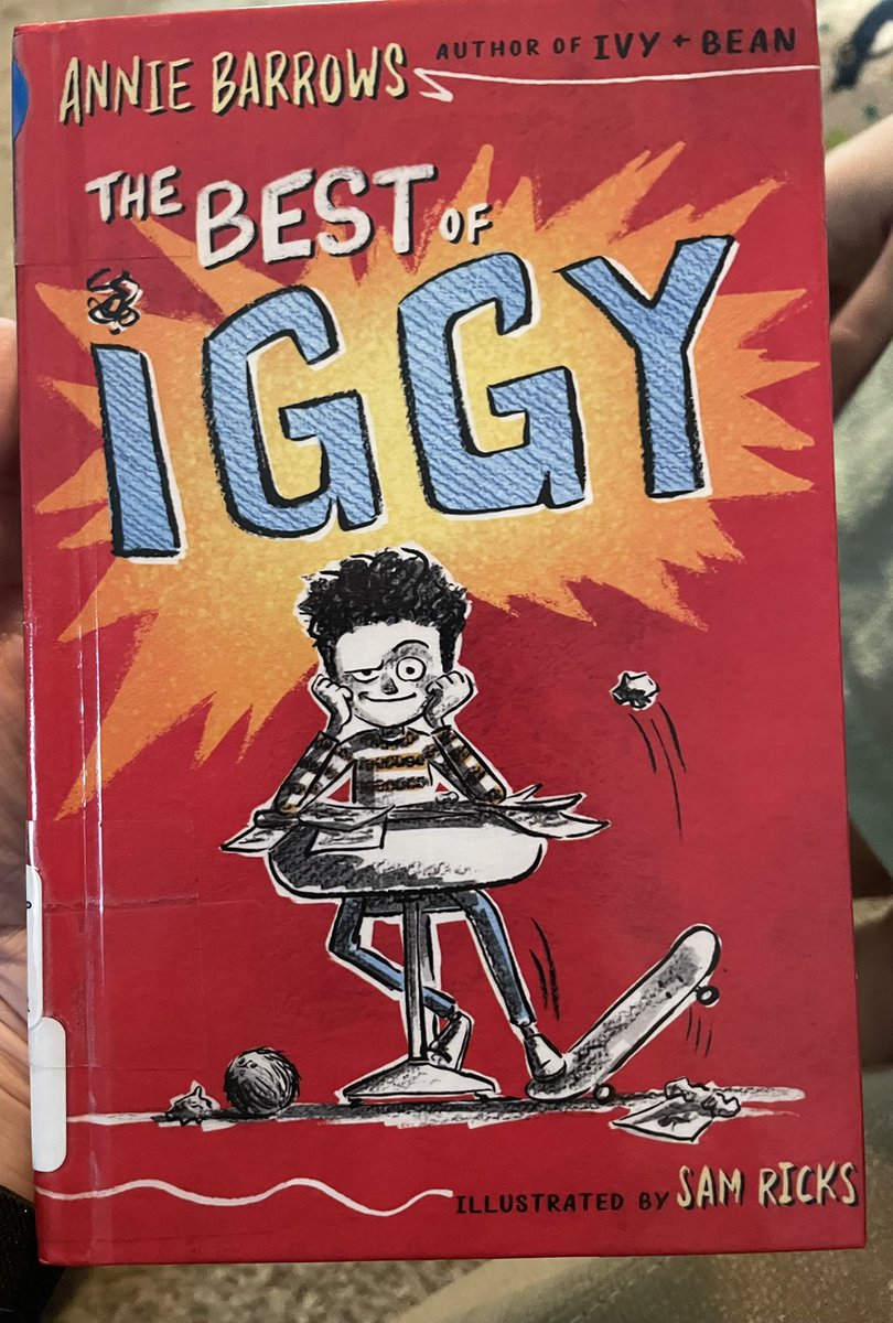 MrsSimpson6_11's tweet photo. Last week Ellen excitedly told me about the Virginia Reader’s Choice Books at her school library. We really enjoyed reading “The Best of Iggy” together. Thank you @Bel_Air_ES Library for this great recommendation! I’m looking forward to what she picks next. @VSLAToday https://t.co/bZLuetKk3A