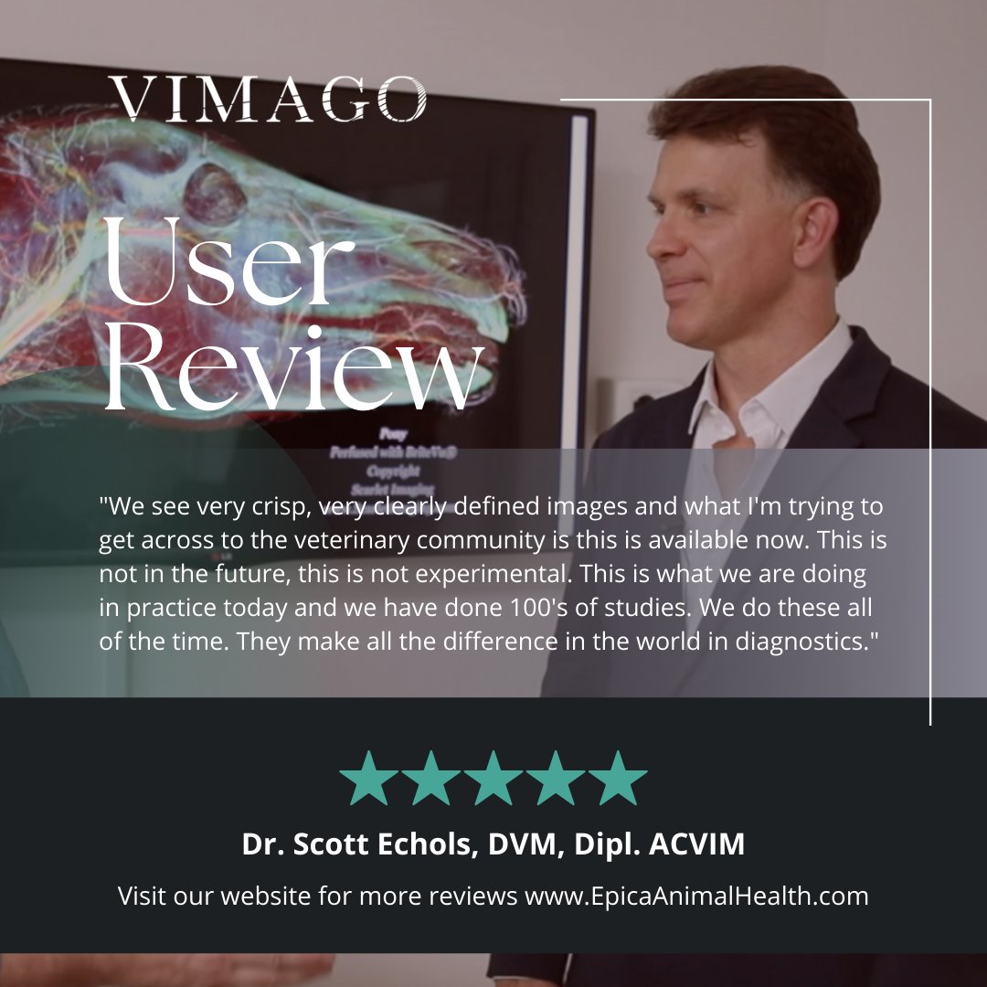Epica_AH's tweet photo. VMX Virtual - It's not too late to register for tomorrow’s (January 18th) webinar at 2:00 pm EST featuring Dr. Scott Echols, DVM, Diplomate ACVIM in his review of the Applications of HDVI in Veterinary Medicine. Register Now https://t.co/yJif908wsp #veterinarian #vetech #vmx2022 https://t.co/bWedWhHKCT
