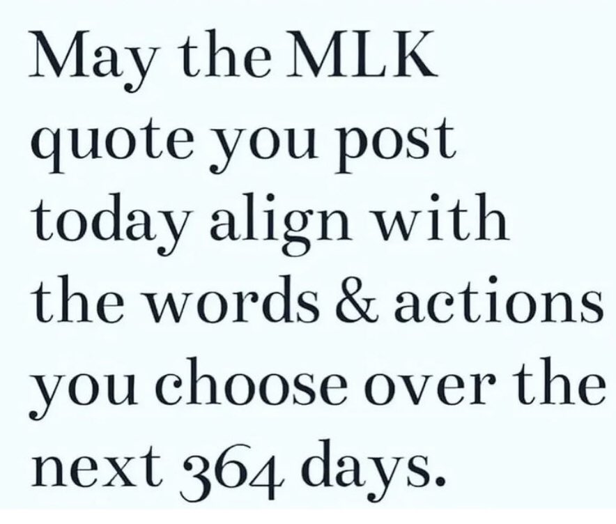 OfTheRose6's tweet photo. Out of everything I’ve seen posted today. This spoke to me above all others…
#MLK2022
#HonorKing https://t.co/r6rwCCnpXa