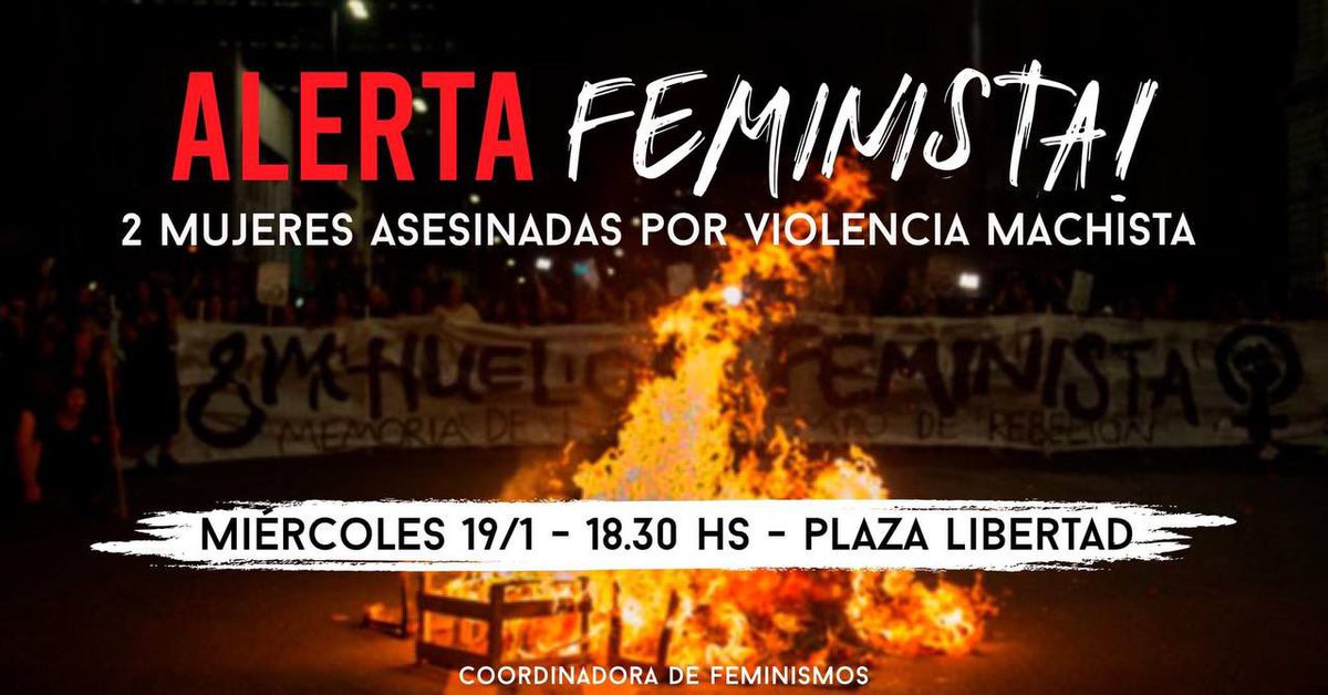 mediareduy's tweet photo. ALERTA FEMINISTA porque nos siguen matando.

“Así es que seguimos en alerta, compañeraes, porque el pasado 14 de enero en el departamento de Artigas, Leticia Tonna, de 26 años, fue asesinada de un disparo por su pareja A.D.R.G de 38 años, quien luego se intentó suicidar”. https://t.co/3Oz6sjrfkF