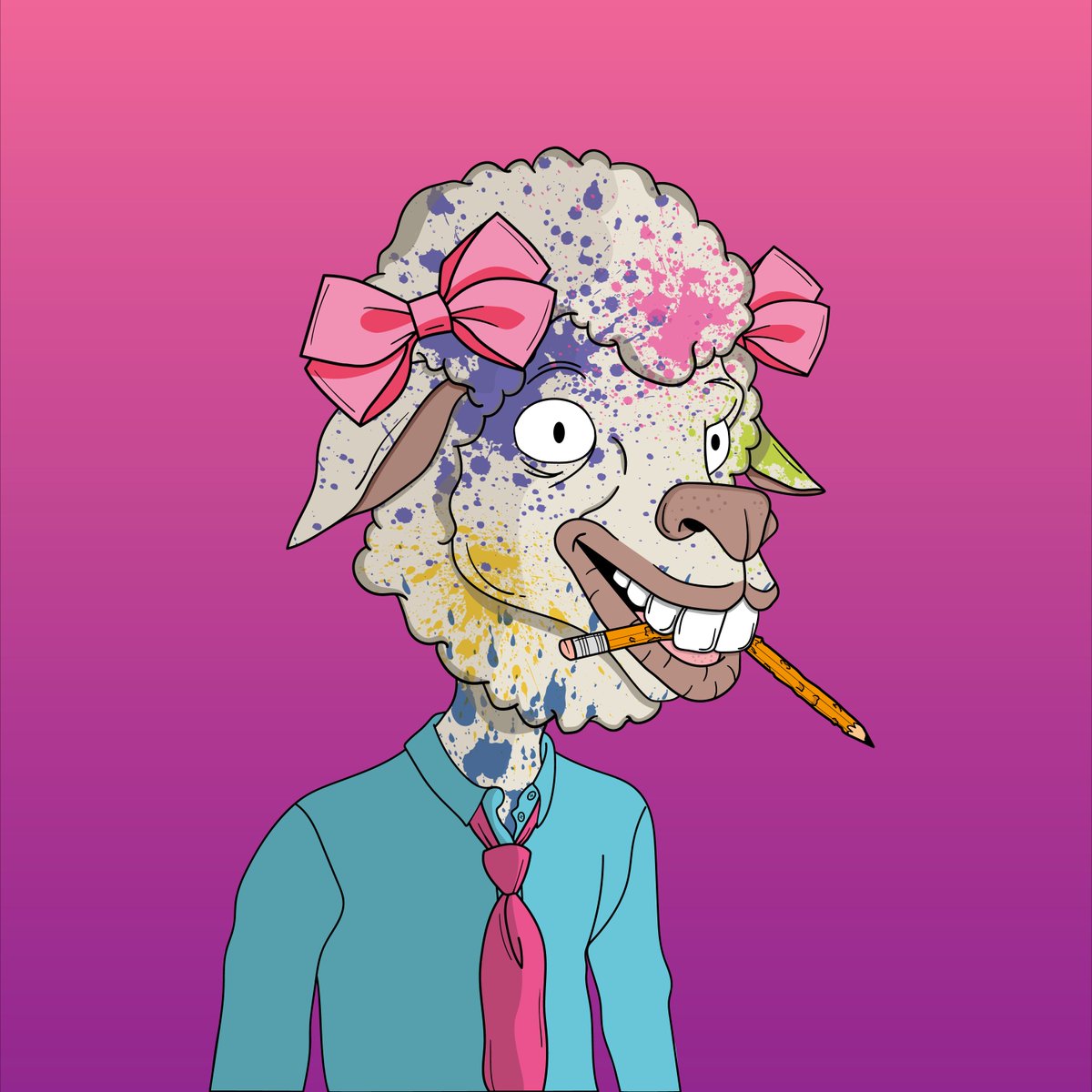 BlingRogers's tweet photo. Went and minted me a trio of snazzy farm animals. Feeling the artsy #vibes and the personality in their expressions. No roadmap yet, but I don't mind taking a chance on a #CNFT when we're this early. $ADA folks are good peeps. @ShearedSheeps
 #CNFTCommunity #NFTs https://t.co/Ud2sJ7XkWh