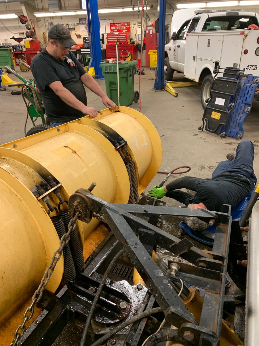 It takes a lot of equipment to respond to a snow storm!  It also takes an amazing team to keep that equipment up and running. 

Special thanks to the City of Asheville Fleet Division for providing 24-hour coverage and keeping operations moving.