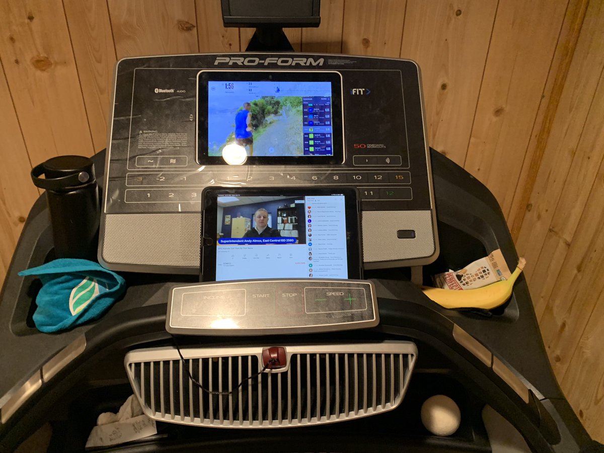 Starting week two of #frozenfour2580 wellness challenge with a healthy breakfast, light walk, water, and #epicpd