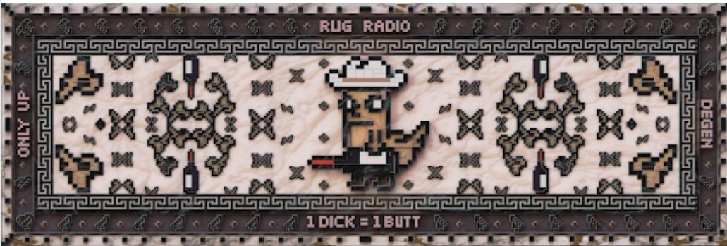 gldncrypt0's tweet photo. 1 dick = 1 butt
@CryptoDickbutts
my scarce rug from @RugRadio
i cant stop laughing! 🤣😂😅
#GmDysonDegen
#NFTCommmunity
#NowWeBuild
@farokh https://t.co/sxur8a41vH