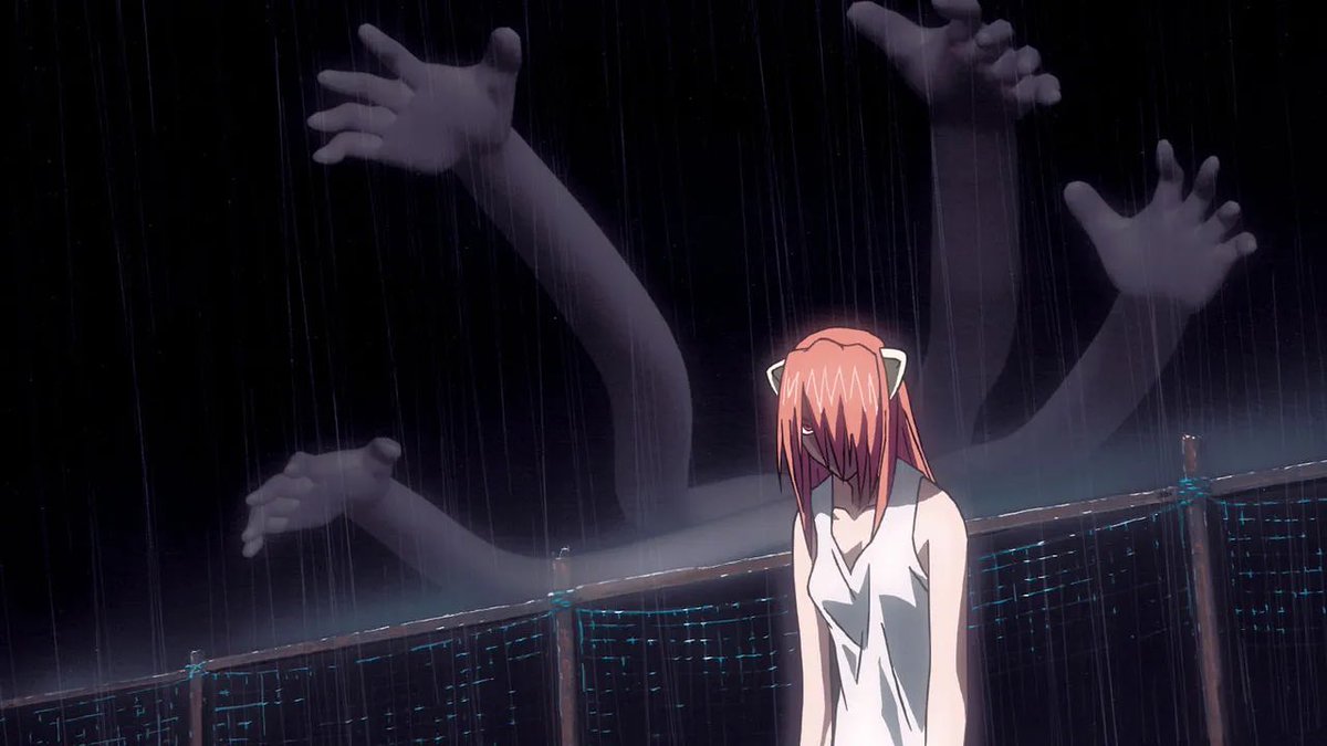 EternalSchism's tweet photo. Four characters that I would like to see in Dead by Daylight:

Rena Ryuugu (Higurashi)
Xenomorph (Alien)
Lucy (Elfen Lied) 
Springtrap (Fnaf) https://t.co/m6k9u4yrS3