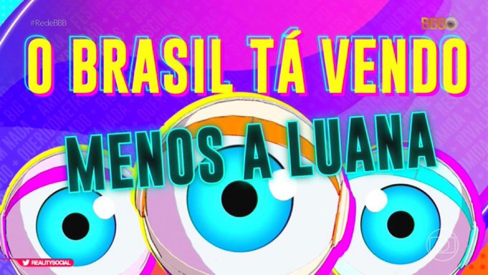 choquei's tweet photo. “O BRASIL TA VENDO, MENOS A LUANA” eu não aguentei gente #BBB22 😂🆘 https://t.co/tQgrEC887A