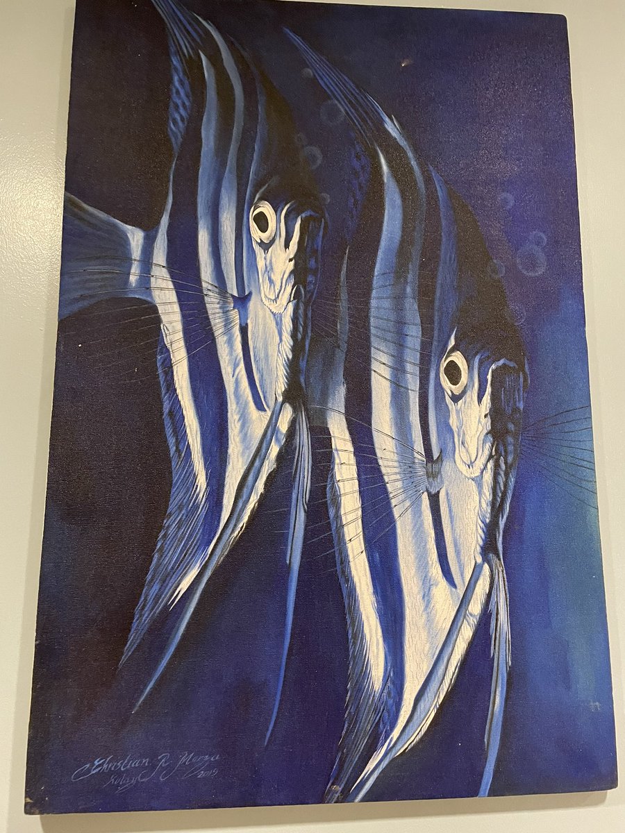 These 2 artworks were painted by detainees from the NBP. This is part of the BuCor’s reformation program. Thru painting, prisoners are not only able to channel their hidden talents, it also improves their mental health. Proceeds from each painting go to their families