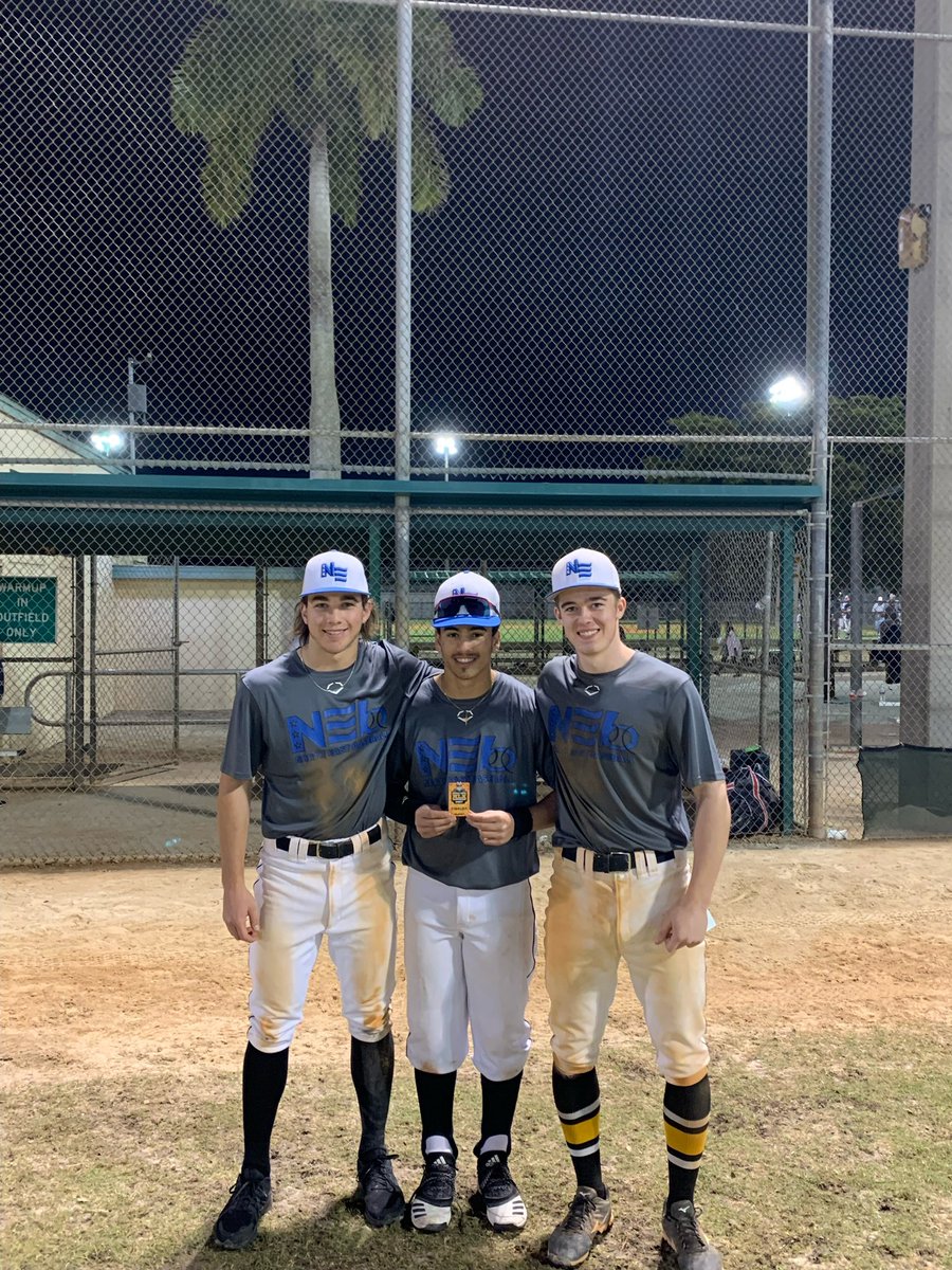 FHPRecruiting's tweet photo. Congrats to @MSUEaglesBsball commit @DavisGermann , @XavierBASE commit @LuisPG22 and ‘23 uncommitted @Dan_Leonard37 on your successful run with @NorthEast_BBall American. 
@JSully12 @CoachBarnes904 https://t.co/j9GEWAx4ZL