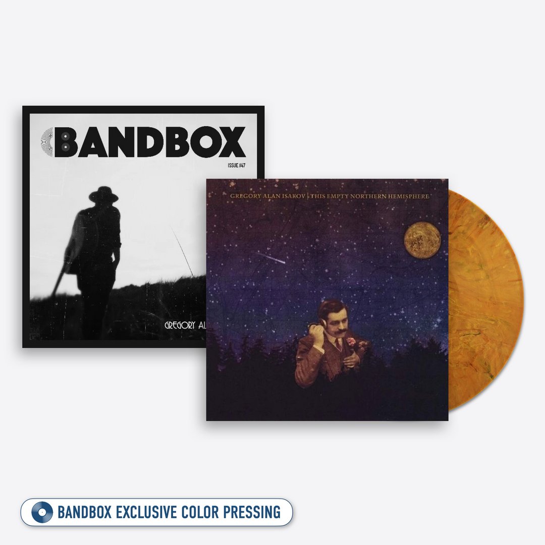 If you've been curious about @BandboxVinyl, here's my two cents. They're the only service that I've come across that include exclusive zines. That, and their color records are real pretty. Example: #GregoryAlanIsakov 'This Empty Northern Hemisphere' on 'moon marble' #vinyl.