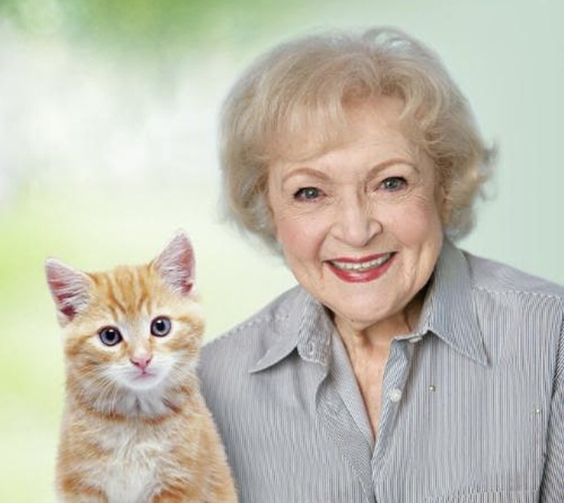 PFAgetfixed's tweet image. Consider a $5 donation to People For Animals in memory of Betty White.  Today would have been her 100th bday. #BettyWhite #BettyWhitechallege