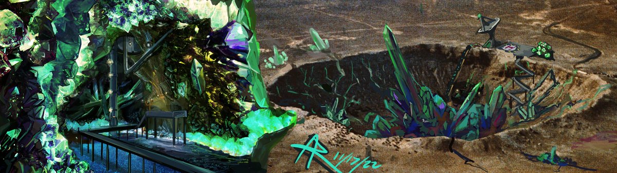 psycartist's tweet photo. Day 4. I decided yesterday that Sundays don't count towards the challenge. That's because I make the rules. Also this should make up for it. Environmental art today with a side of photobashing.
#100DayChallenge #conceptart #environmentalconcept https://t.co/0t4lbQoMYe