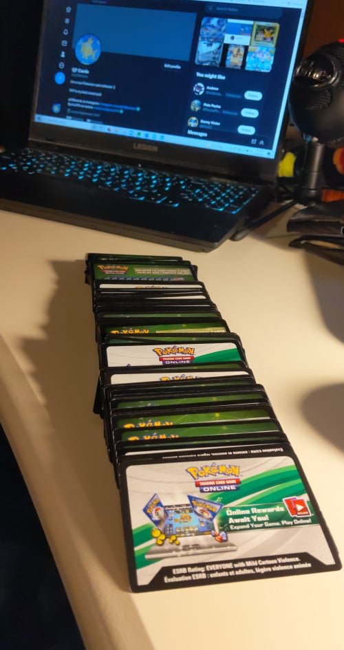 quinn3th's tweet photo. I'm thinking of doing some small Pokemon TCG giveaways. This is my way of testing the waters to see who sees &amp; interacts with my tweets.

If you RT 🔁 this within the next 24 hours, I'll DM you a few code cards. Must be following. While supplies last of course. 😉 https://t.co/CULWEw9FMY