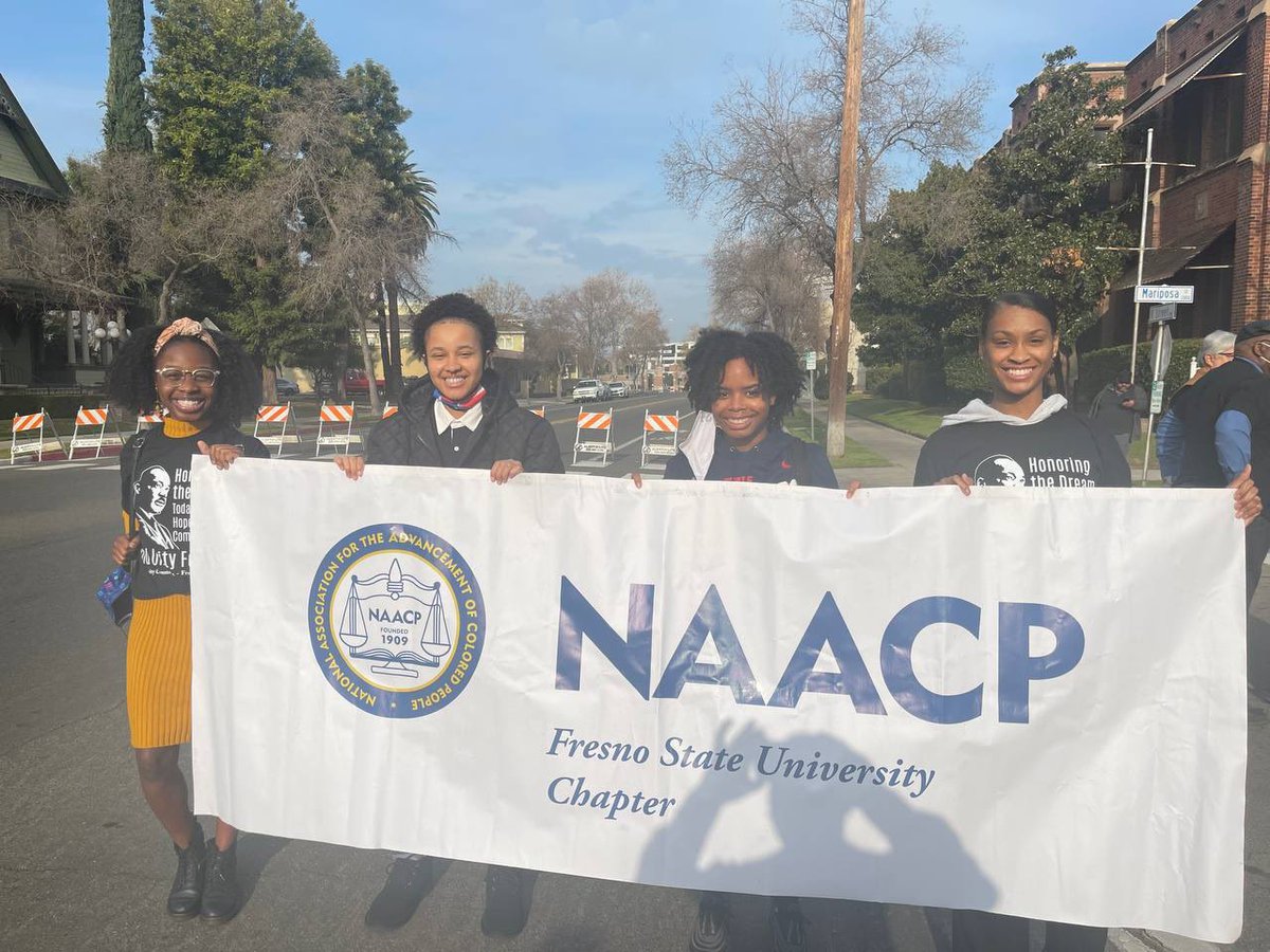 Fresno State NAACP tweet media
