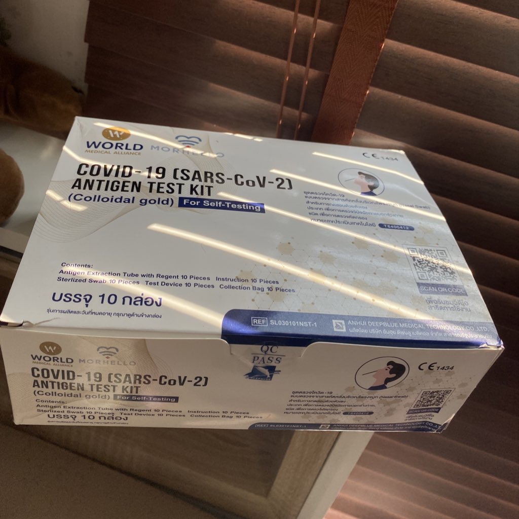 พร้อมส่ง

ชุดตรวจโควิด world medical alliance 
Covid-19 Antigen Test Kit (atk)
ที่ตรวจโควิด19 

1 กล่อง = 10 ชุด

✨650 รวมส่ง✨พร้อมโอนลดอีก!

#ชุดตรวจโควิดพร้อมส่ง #ชุดตรวจโควิด19 #ชุดตรวจโควิดด้วยตัวเอง #ที่ตรวจโควิด #ตรวจโควิด #covid19 #โควิด19วันนี้ #atkพร้อมส่ง