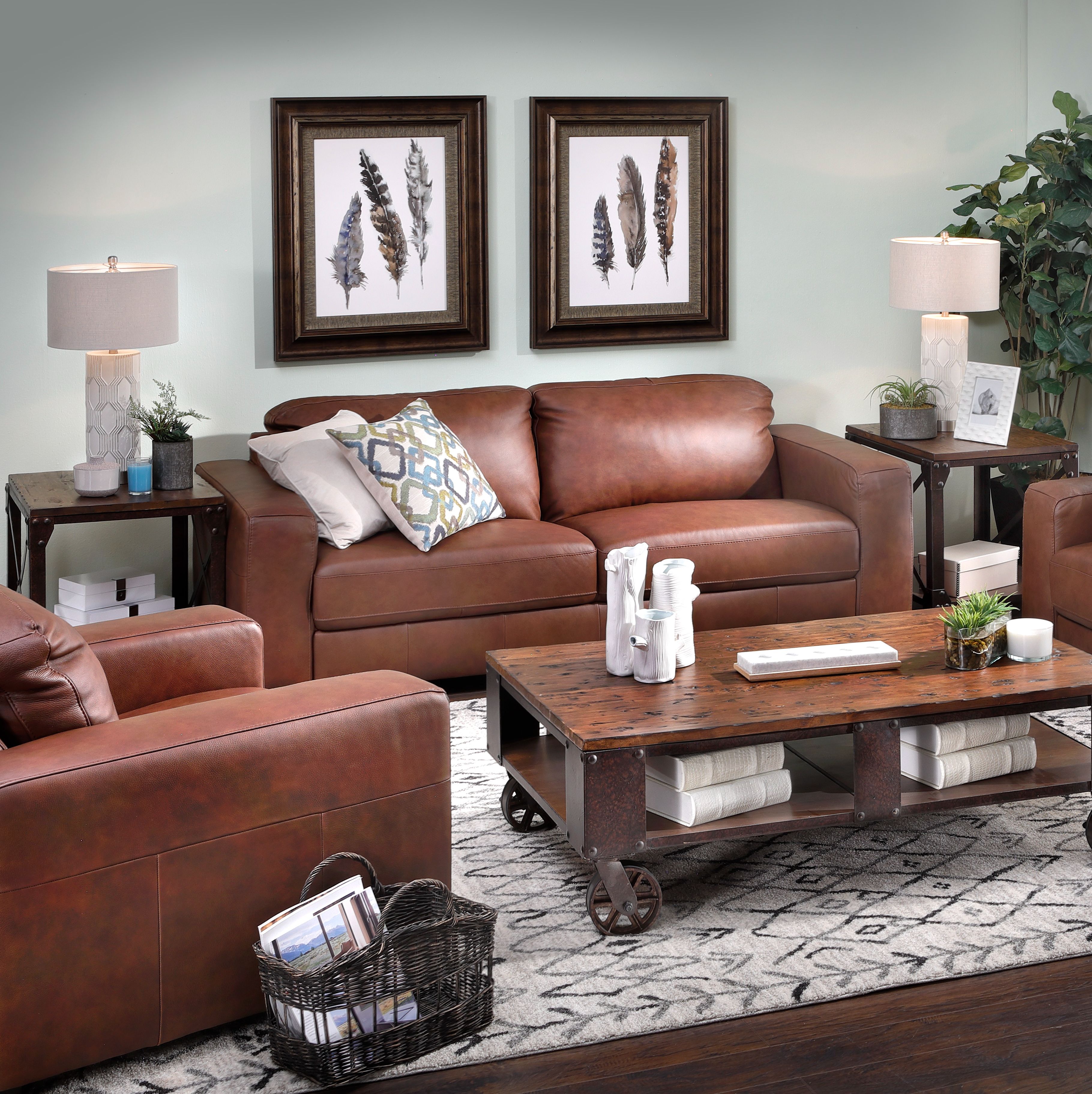 Furniture row leather couch outlet