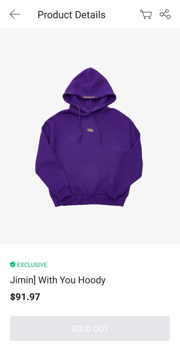 アイドル ARTIST-MADE COLLECTION JIMIN HOODY BTS's Jimin sells out his new merch drop within seconds