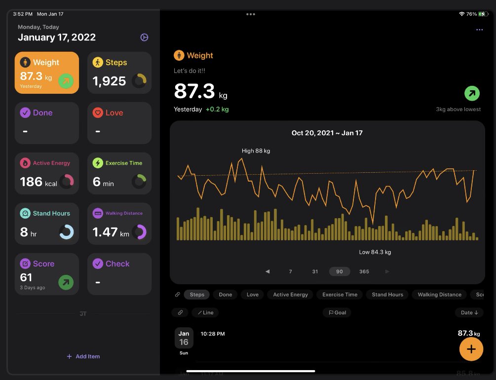 Just track 1.4 supports iPad now. Mac support will come next. 😉 apps.apple.com/us/app/just-tr…