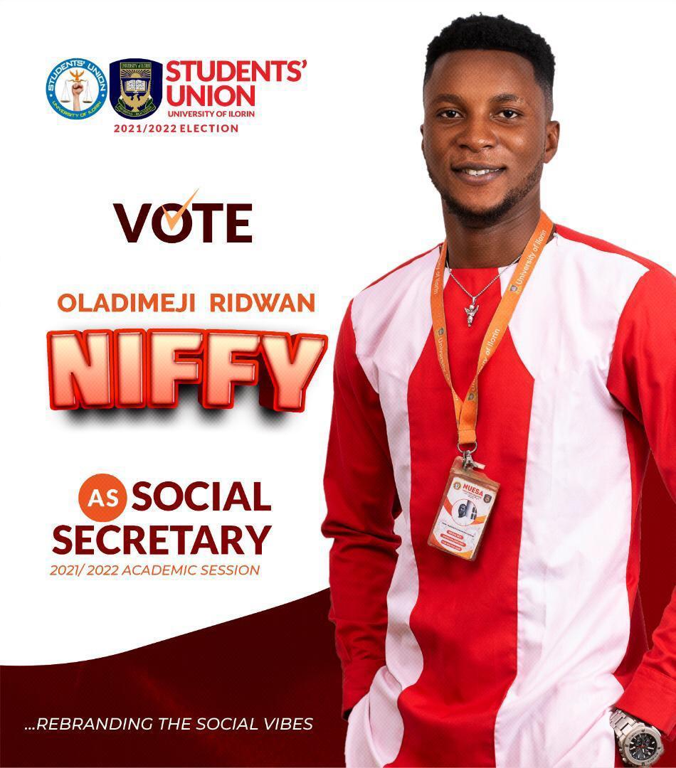 thebigvault's tweet photo. ✅✅✅✅✅✅✅✅✅✅
NIFFY FOR SOCIAL SECRETARY
☑️☑️☑️☑️☑️☑️☑️☑️☑️☑️
#UnilorinDecides22 https://t.co/nHv20fUnsK