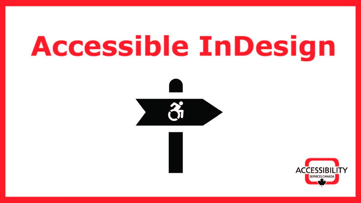 Do you know how to make your #InDesign content accessible? 

Join us January 18 from 10am-4pm EDT for a crash course on text and graphics formatting, tagging text, and more! 

ed.gr/duexz

#AdobeTraining #MSOfficeTraining #AccessibilityTraining