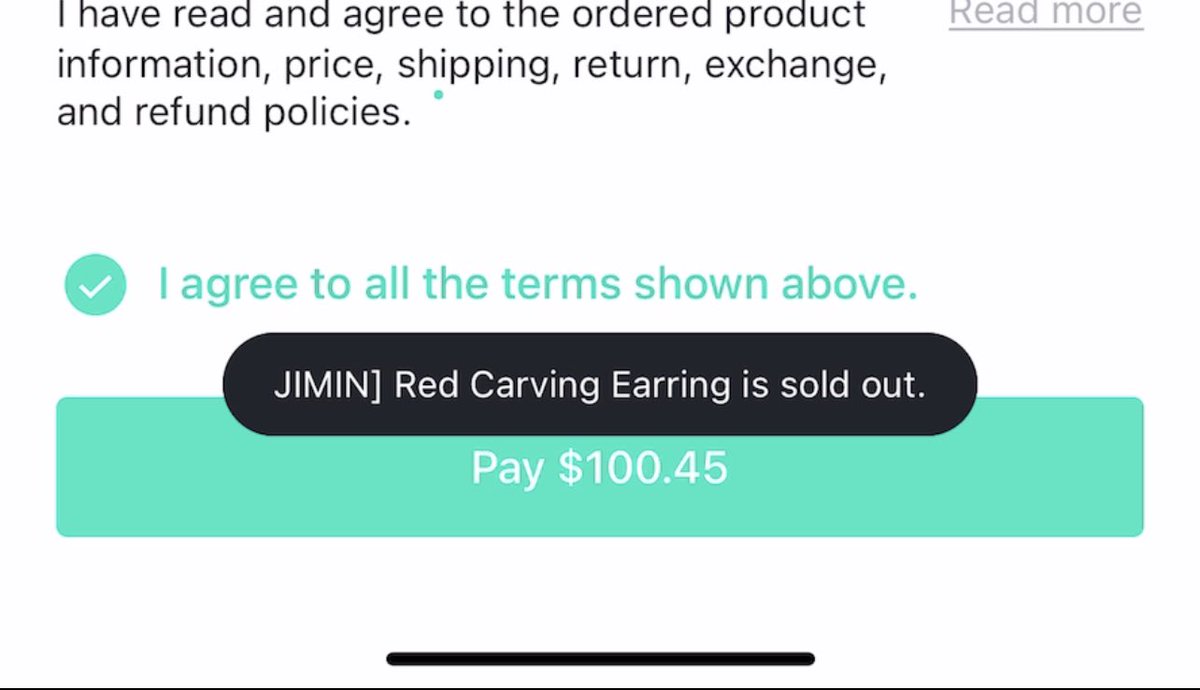 love_pjmaze13's tweet photo. Be right back just going to go cry 😭😭😭 @weverseshop @HYBE_MERCH #pleaserestock #BTSJIMIN https://t.co/4zO53yTQ48