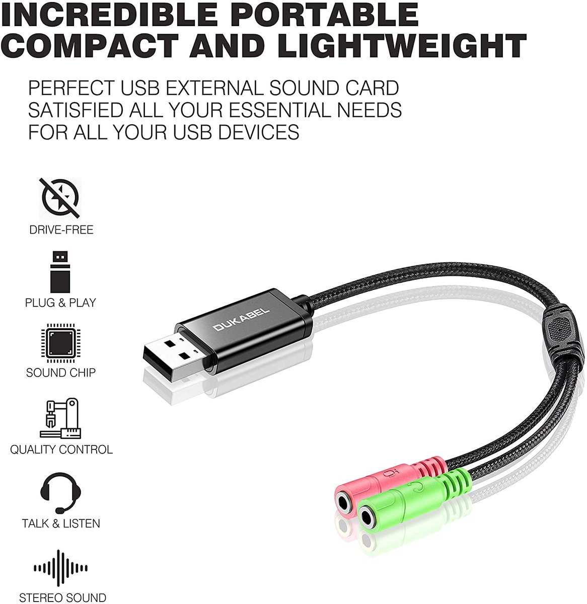 DukabelOfficial's tweet photo. #dukabel #audioclub 
⚡️Support listening + speaking, dual functions.
🙌Simply plug and play.
💫No standard restrictions. No system restrictions.
💪 Built-in with DUKABEL's exclusive advanced chip.
✌️Premium metal casing and durable braided cable.
👉https://t.co/8FMAxQezvE https://t.co/6FYj5Gcplx