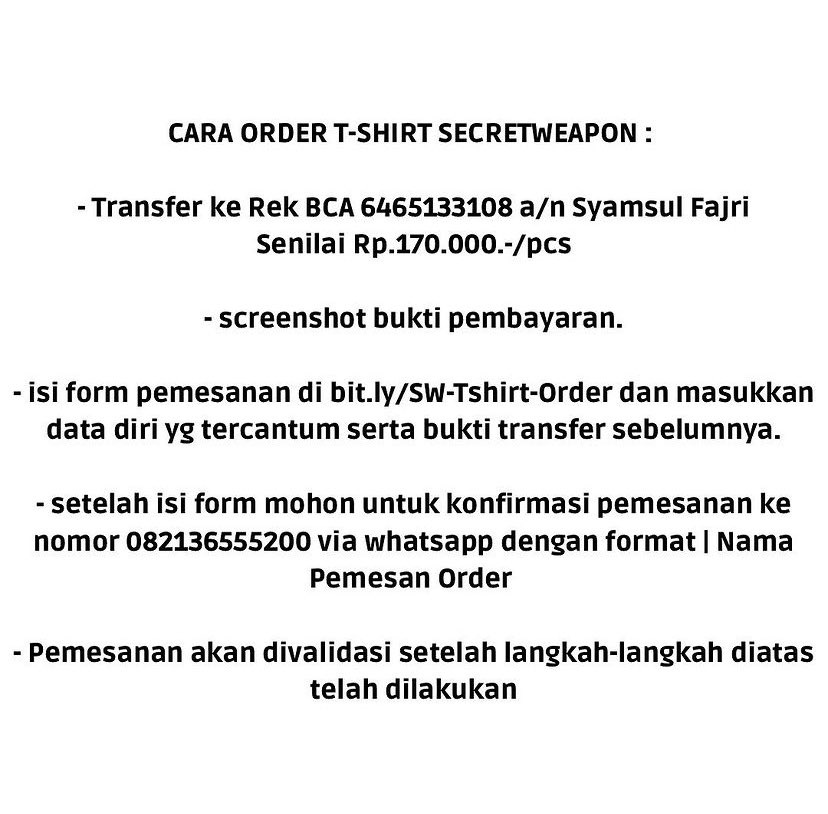 SECRET WEAPON tweet media