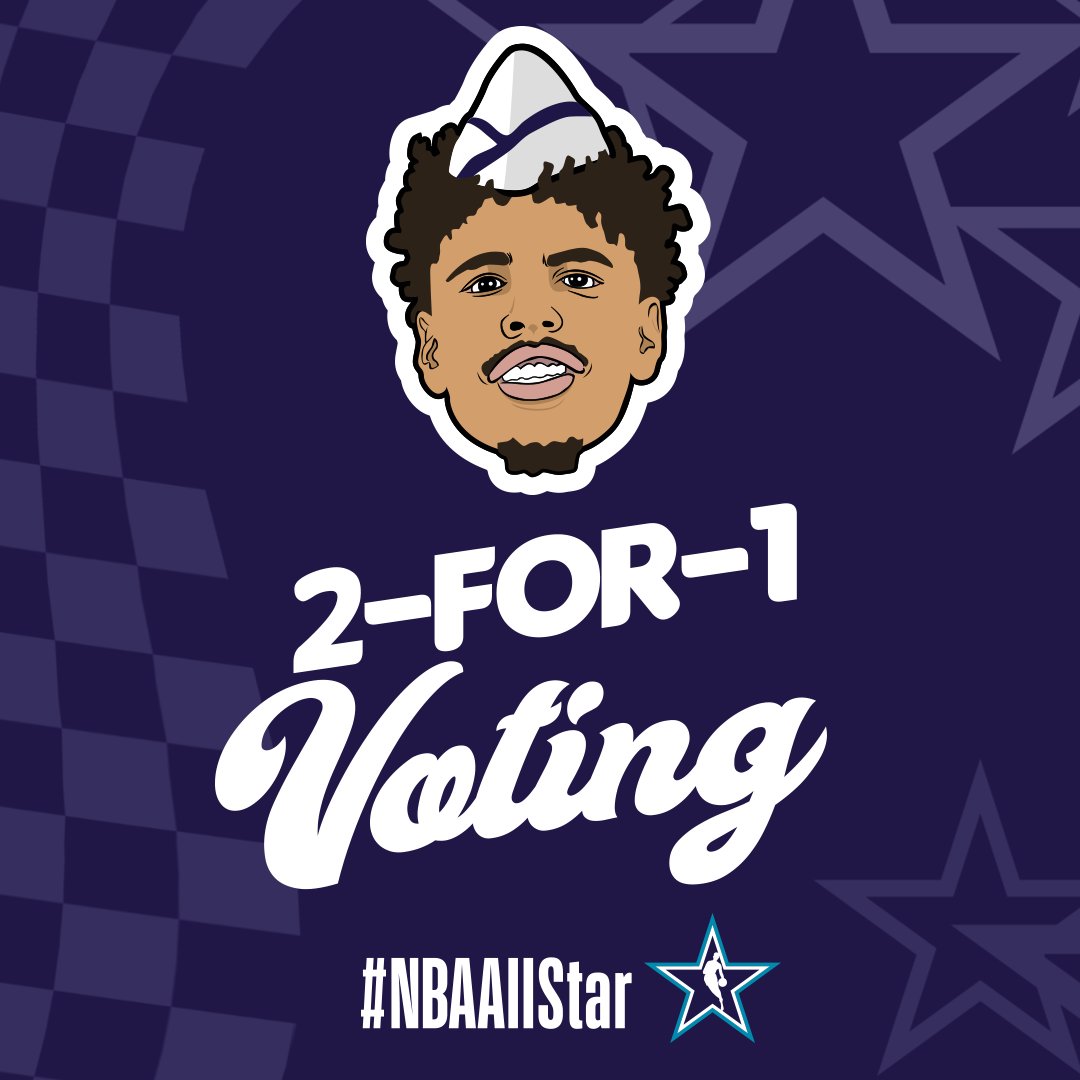 There's still time for your #NBAAllStar votes to count TWICE! 🤩 1 RT = 2 VOTES for @MELOD1P! RT the thread 👇