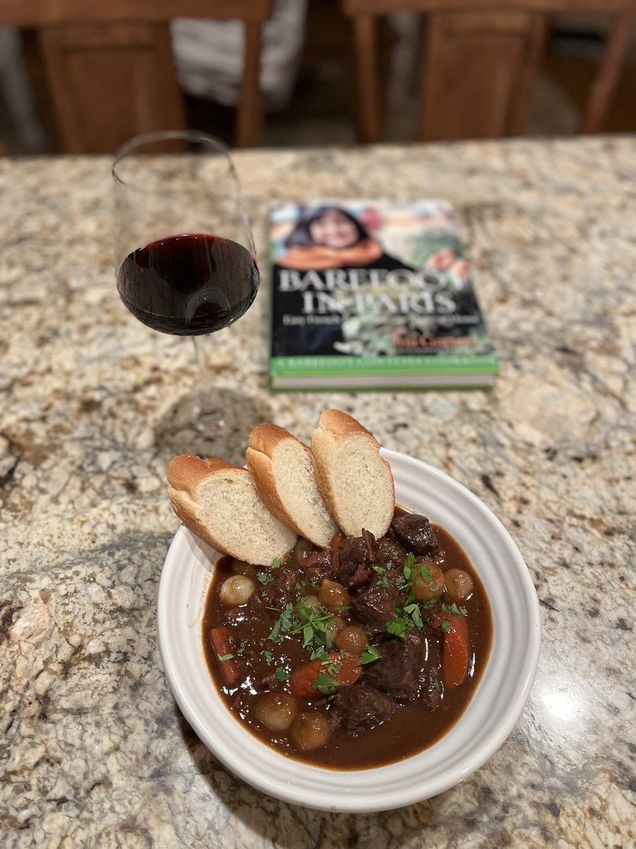 ravoreyer's tweet photo. @inagarten Enjoying a delicious (and quick) bowl of Boeuf Bourguignon tonight https://t.co/F50t91kECh