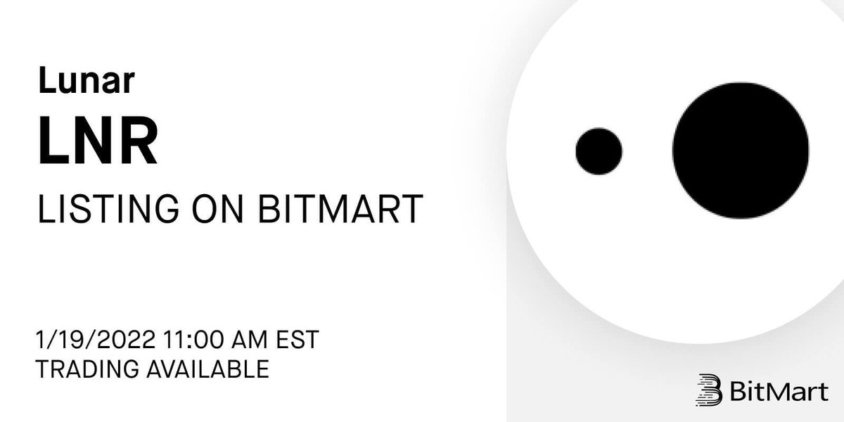 🥳#BitMart will list $LNR soon aims to streamline the entire process of crypto and NFT trading into a single, interconnected platform.
 
Deposit is available at 11:00 AM 1/18 EST
LNR/USDT begins trading at 11:00 AM 1/19 EST

 Details: support.bmx.fund/hc/en-us/artic…