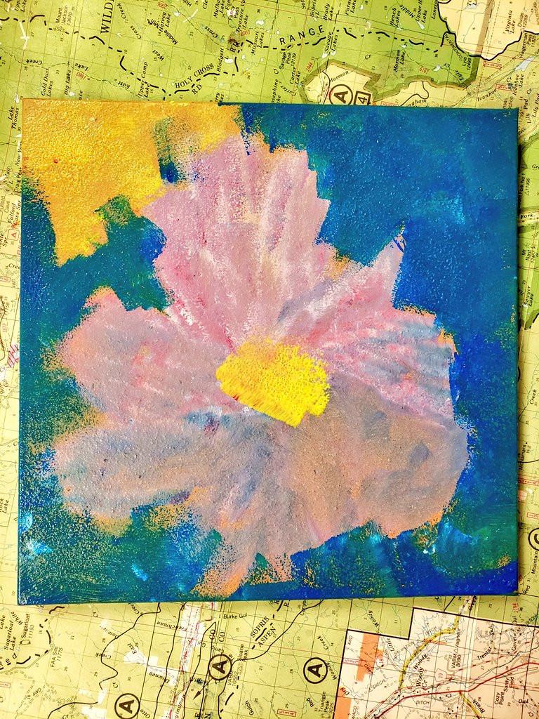 What?! A six year old student painted this tile. It's just beautiful! #artstudents #arttutor #art #artmentor