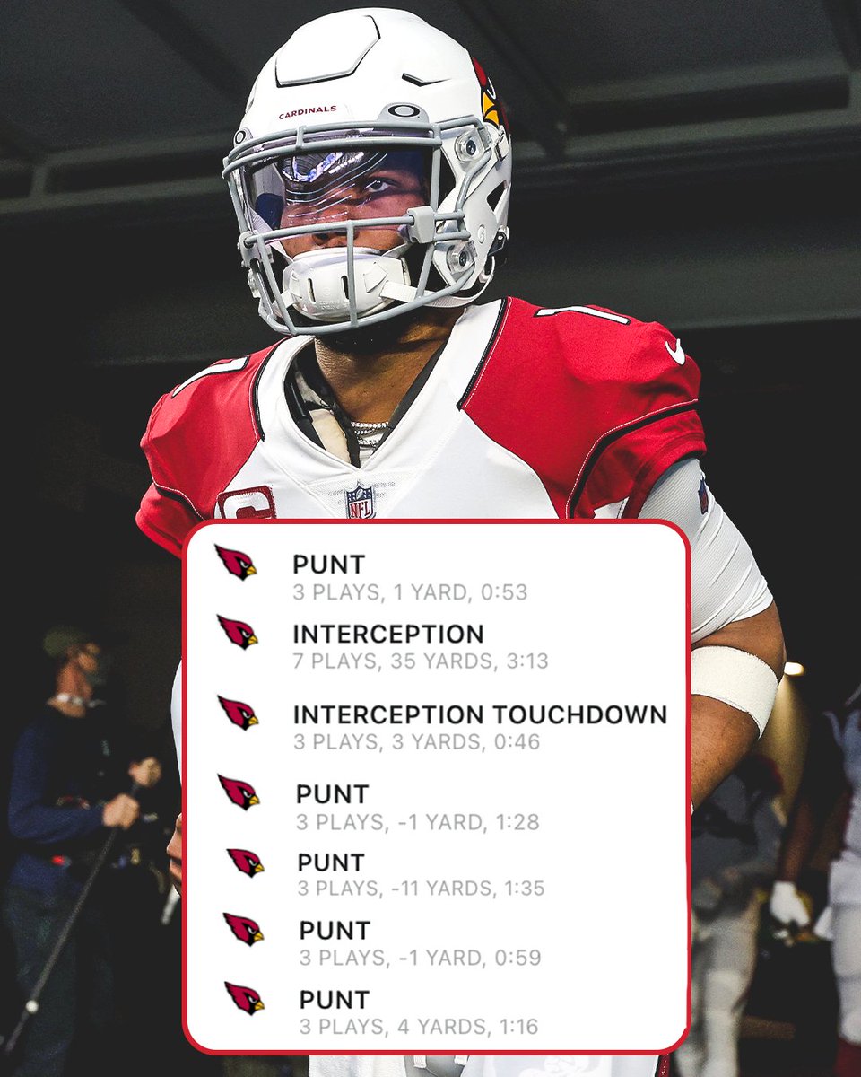 SportsCenter's tweet photo. Just 4️⃣0️⃣ total yards for the Cardinals in the first half.

It's been ALL Rams so far. https://t.co/4u96ml9Nfv